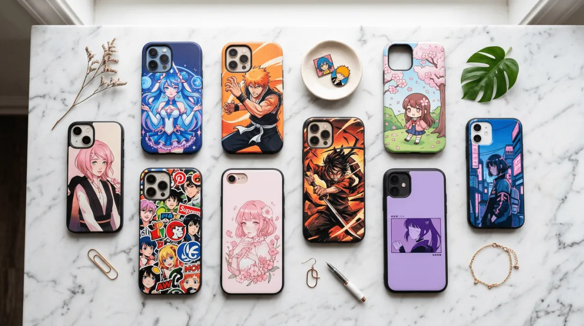 Koleksi case HP anime custom berbagai desain karakter