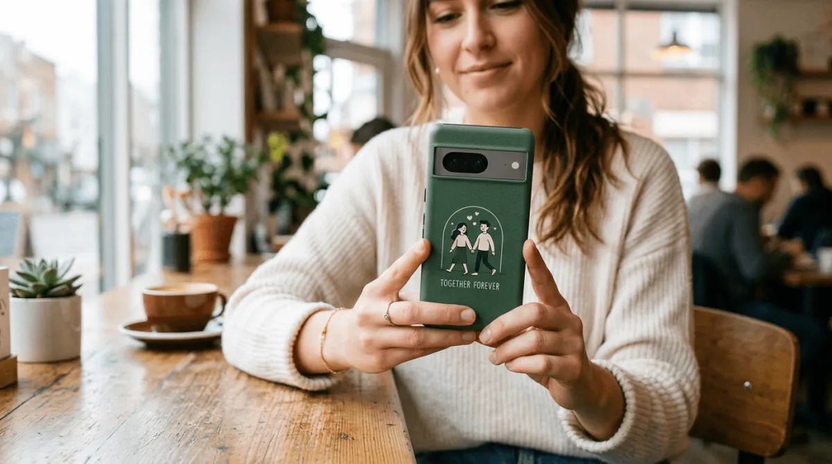 Cara pesan case HP couple custom di Cuztoom