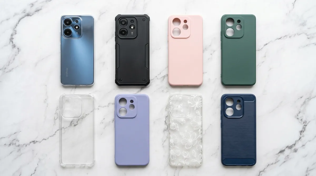 Berbagai jenis case HP Infinix Hot 40 Pro