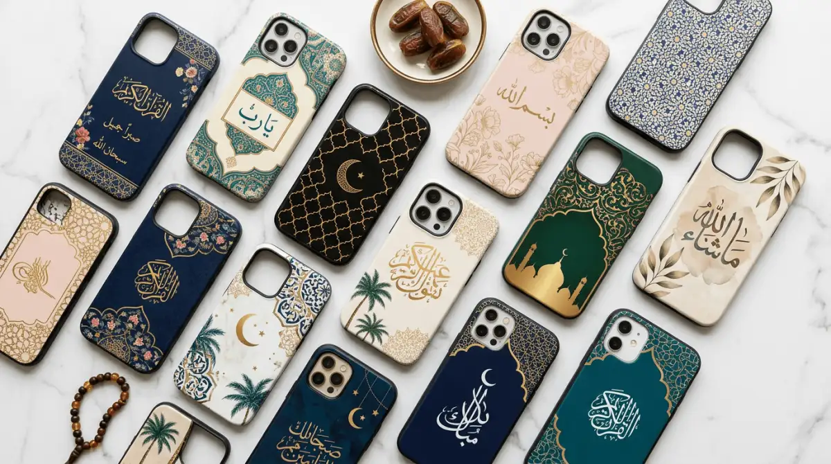 perbandingan material hardcase dan softcase untuk desain islami