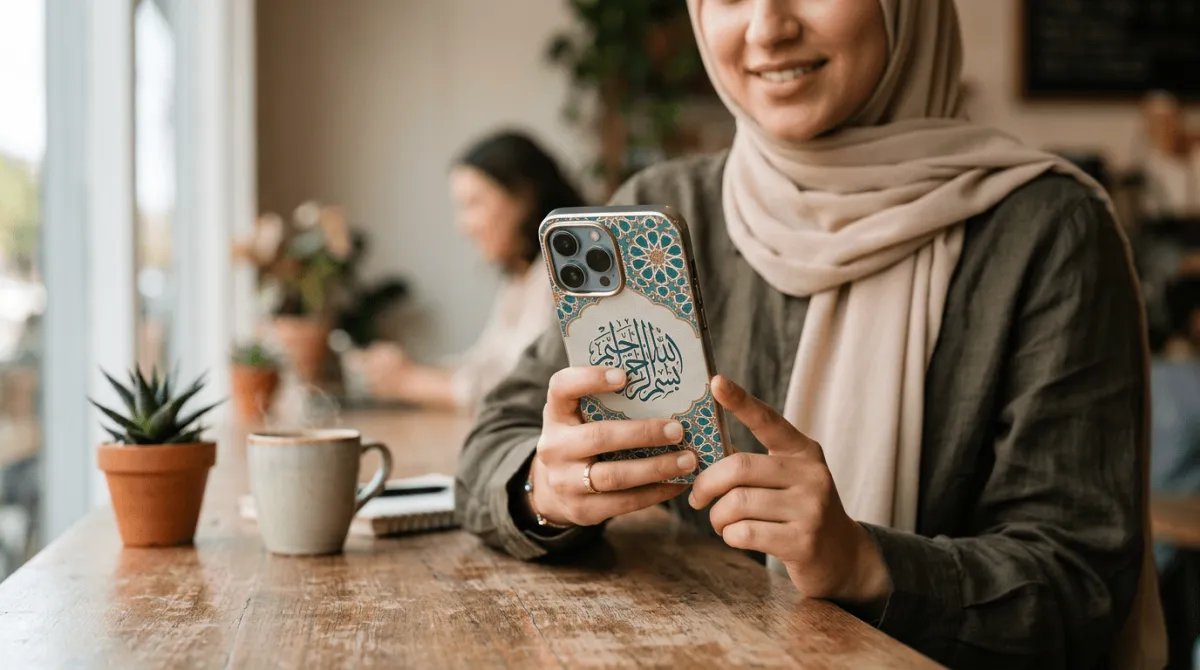 koleksi desain case hp islami populer 2026 dengan berbagai warna