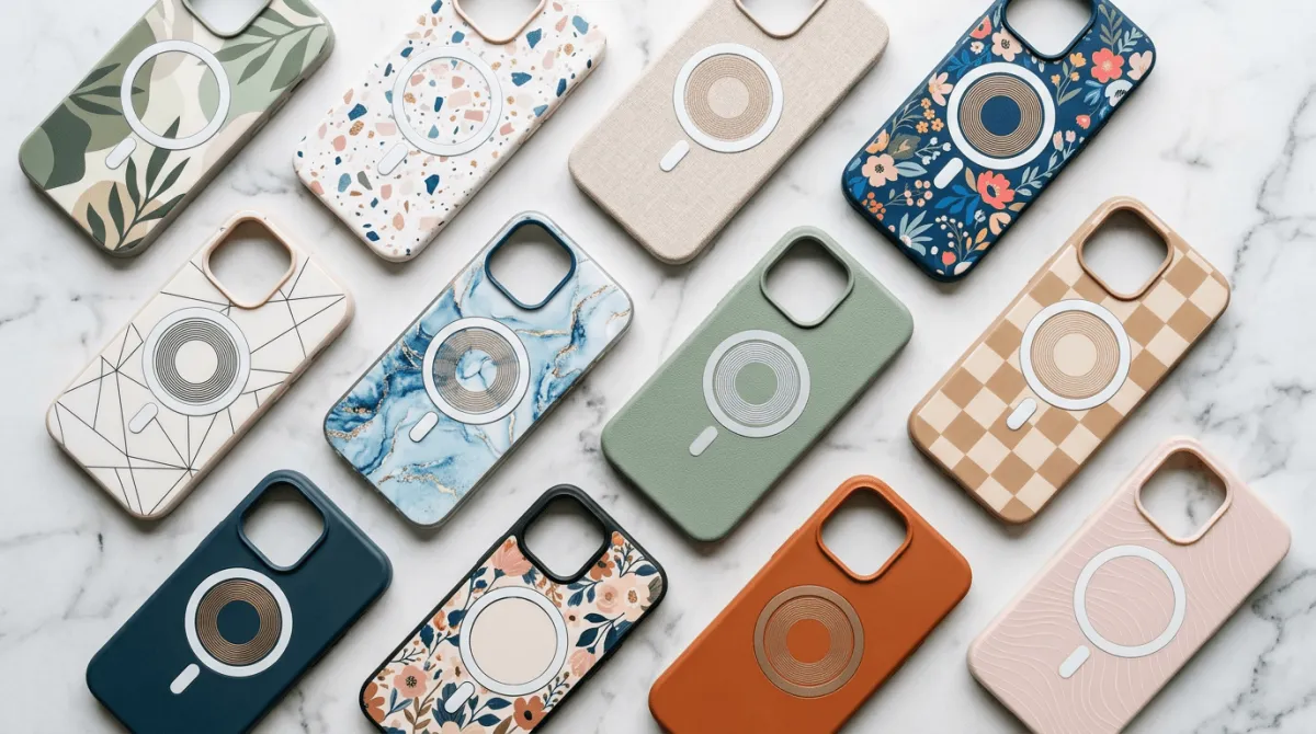 Perbandingan material case magnetic dari polycarbonate, TPU, dan vegan leather