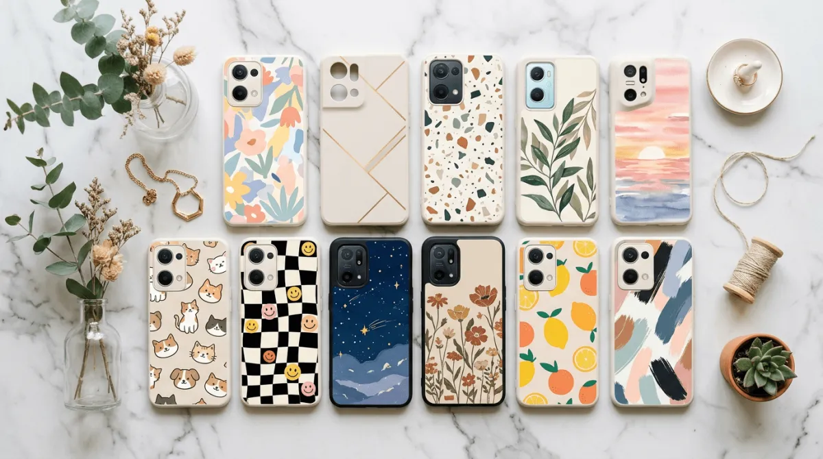 Pilihan custom case untuk berbagai seri Oppo