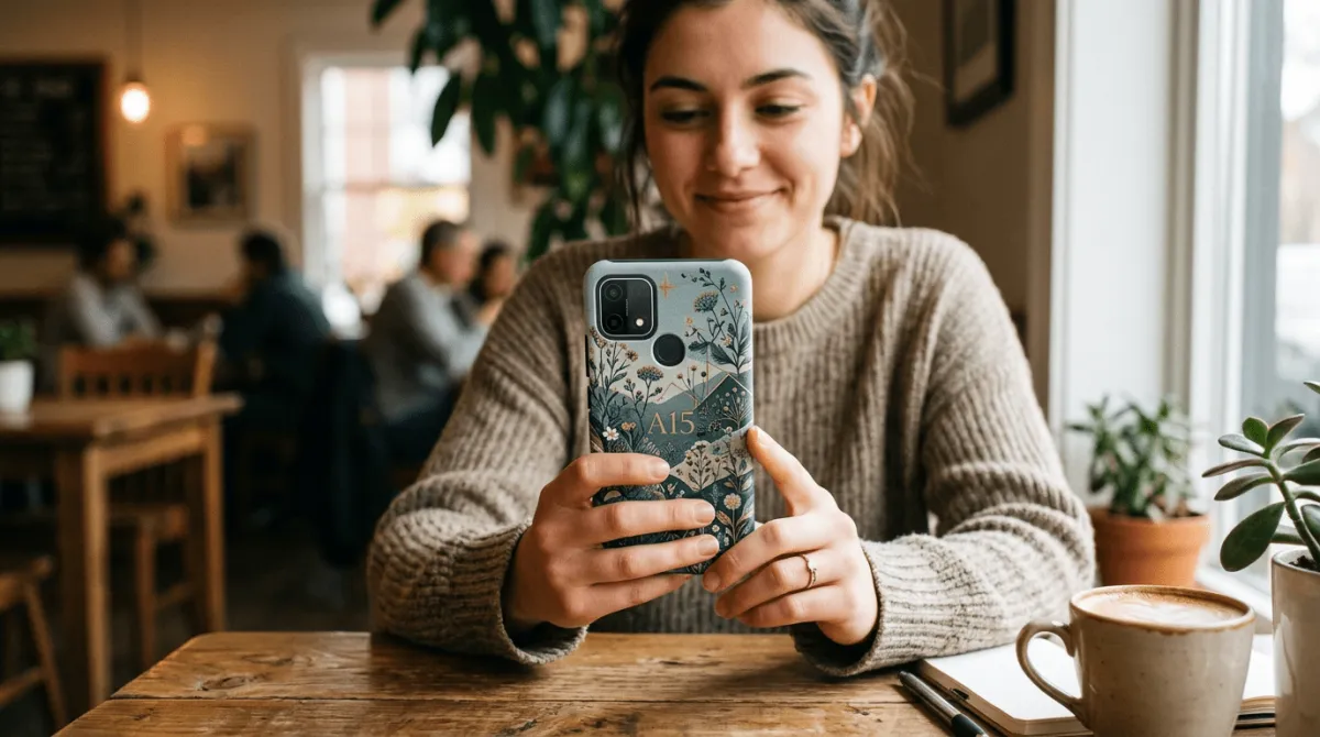 rekomendasi desain custom case HP Oppo A15 dari Cuztoom