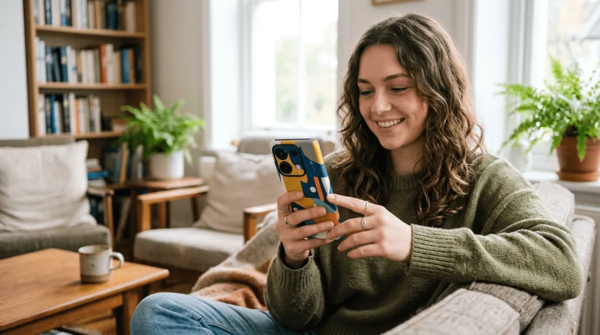 Custom case HP Poco M6 Pro dengan design unik dan print berkualitas tinggi