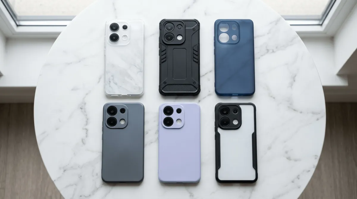 Berbagai material case HP POCO X7 Pro dari TPU hingga polycarbonate premium