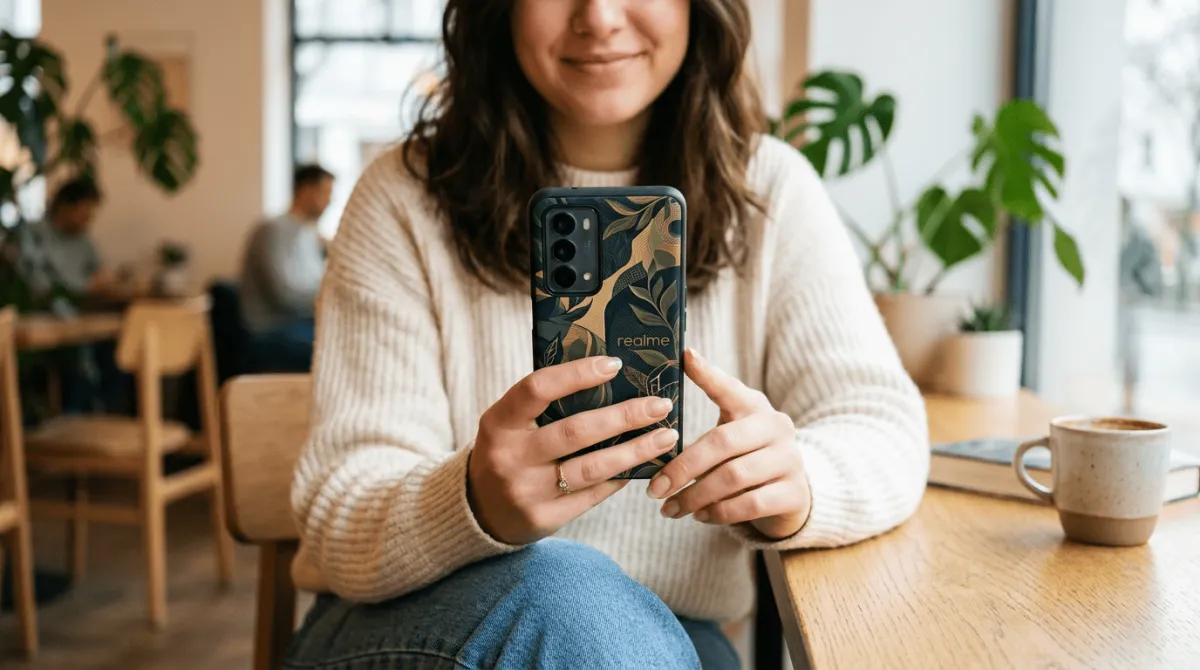 Pesan custom case HP Realme di Cuztoom