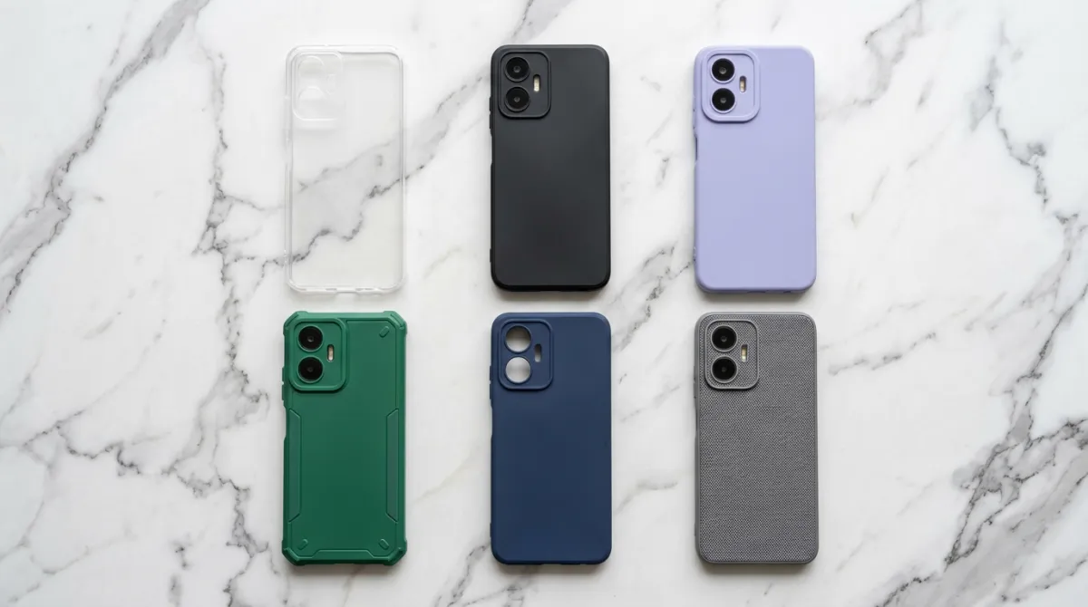 Perbandingan material case TPU, PC, dan Silicone untuk Realme C53