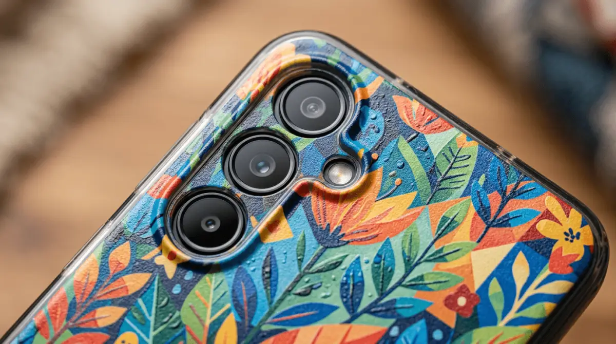 Custom case Samsung Galaxy A06 dengan desain personal dan kualitas premium