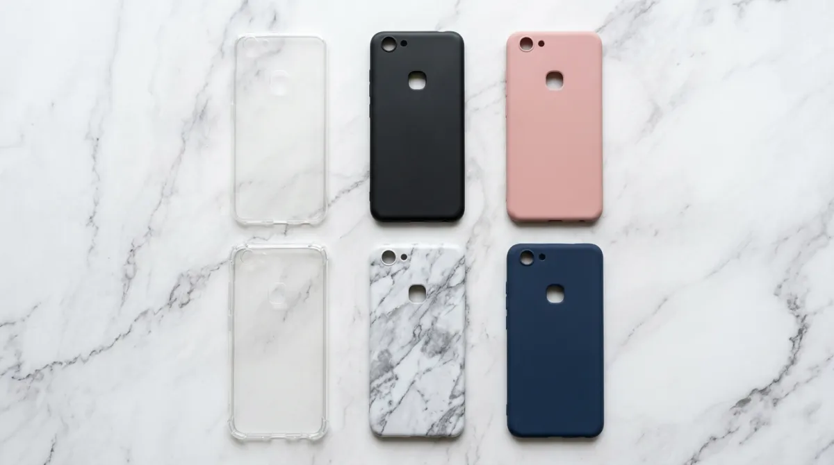 Perbandingan berbagai jenis case HP Vivo Y71 dari material TPU dan polycarbonate