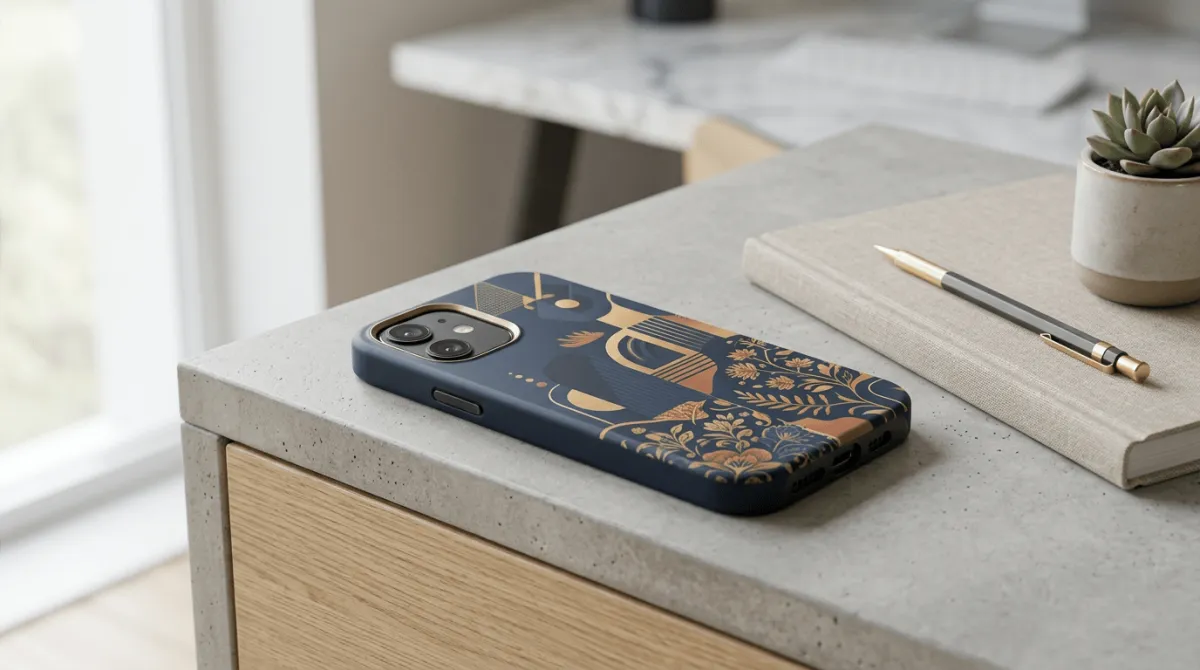 Custom case iPhone 12 premium dengan desain unik