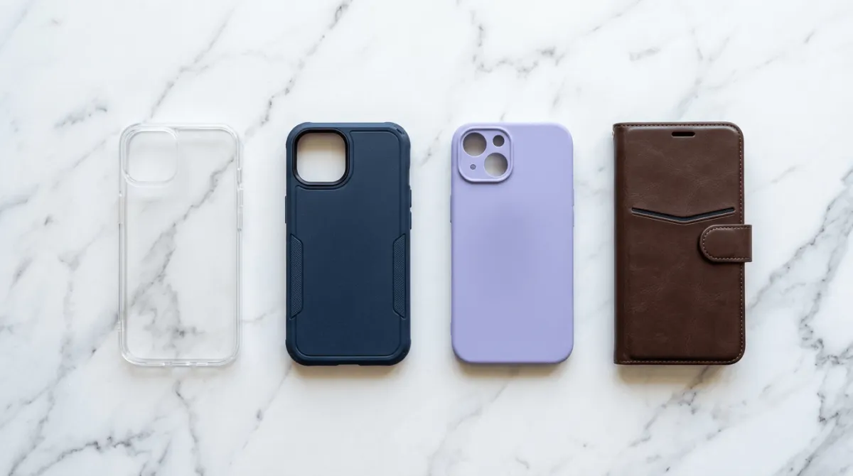 Perbandingan jenis-jenis casing iPhone 15 dari softcase hingga hardcase