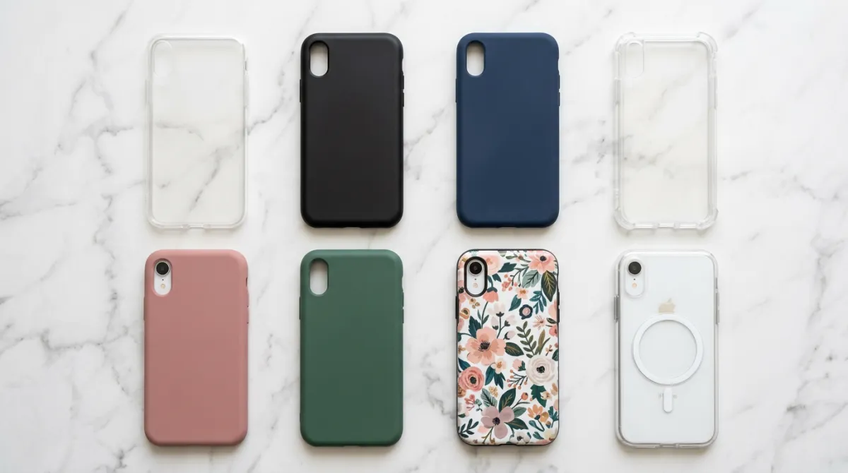 Perbandingan jenis-jenis casing iPhone XR hardcase softcase dan wallet case