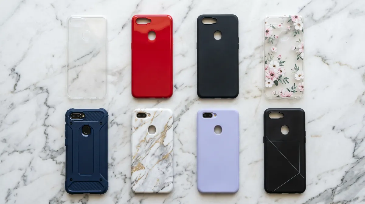 Perbandingan berbagai jenis case OPPO A3S dari soft case hingga hybrid case