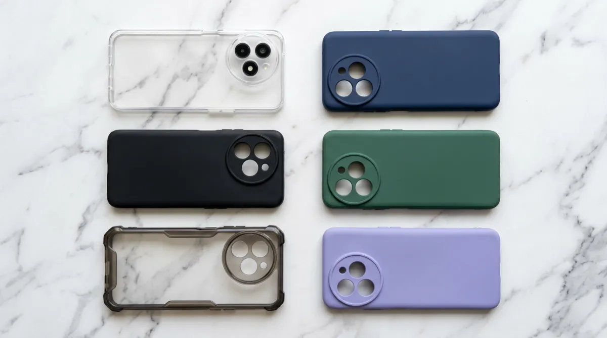 Perbandingan berbagai jenis casing mulai dari softcase, hardcase hingga flip case untuk realme 13 5g