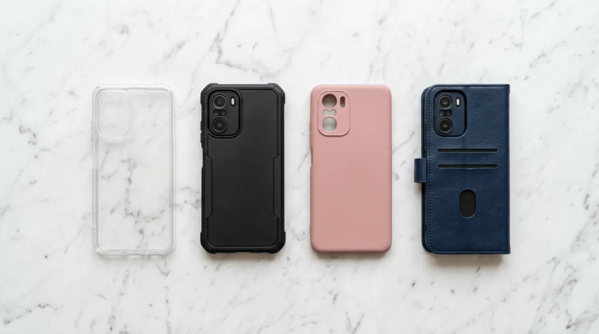 Perbandingan jenis-jenis casing untuk redmi note 15 pro