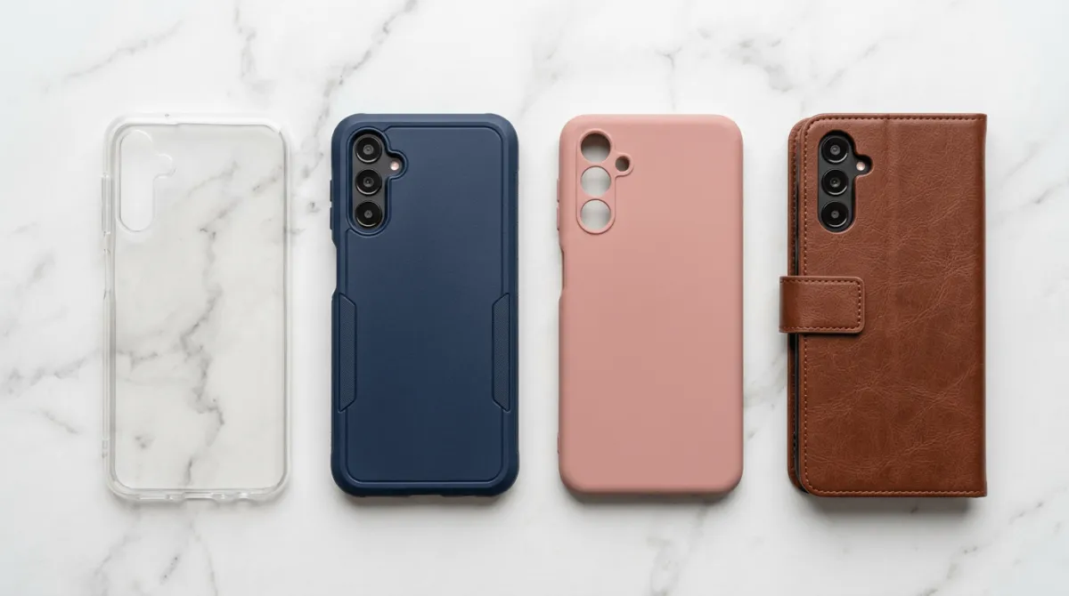 Perbandingan jenis-jenis casing untuk samsung galaxy a06 hardcase dan softcase