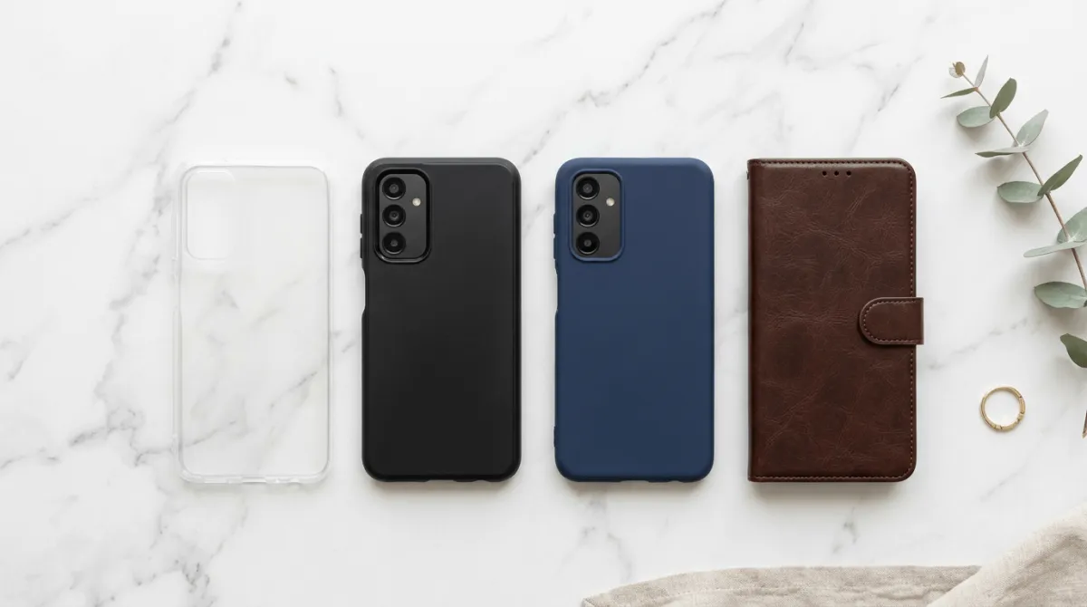 Perbandingan softcase dan hardcase untuk samsung galaxy a36