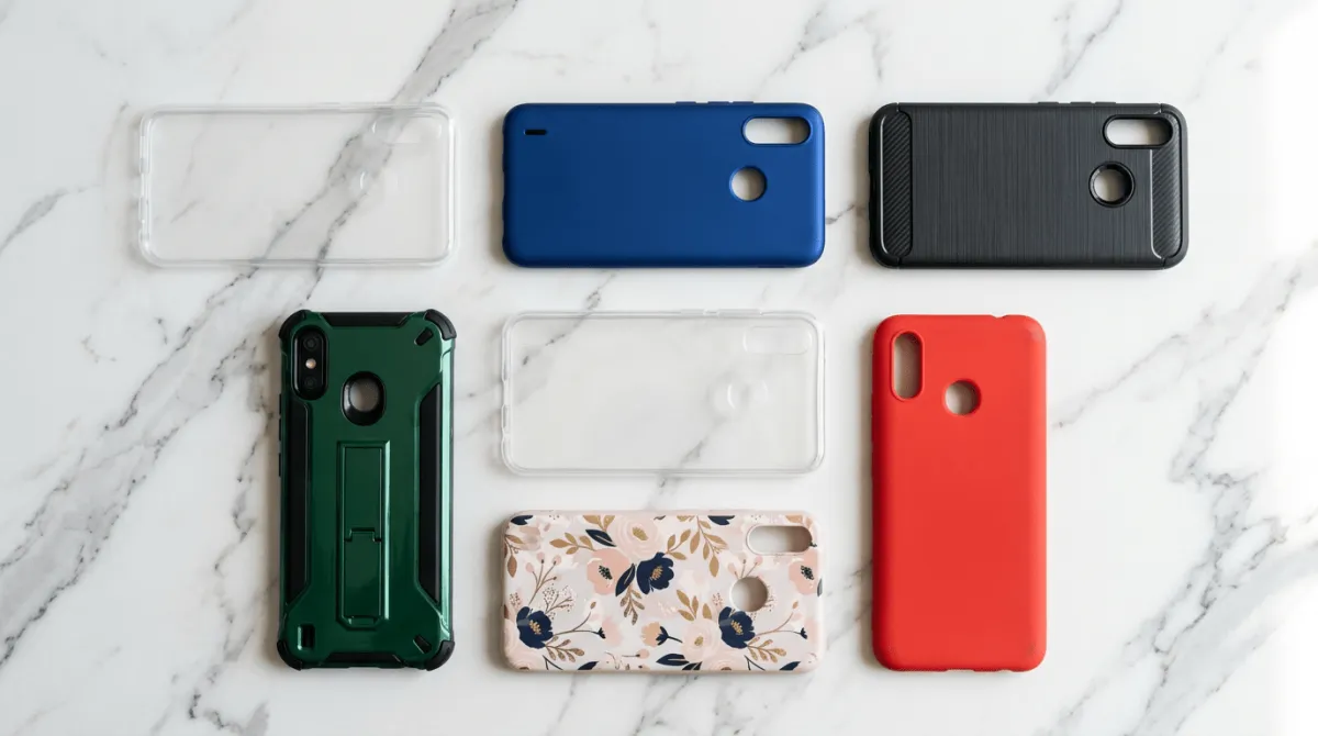 Berbagai jenis casing tecno spark go 3 dengan akses port yang presisi