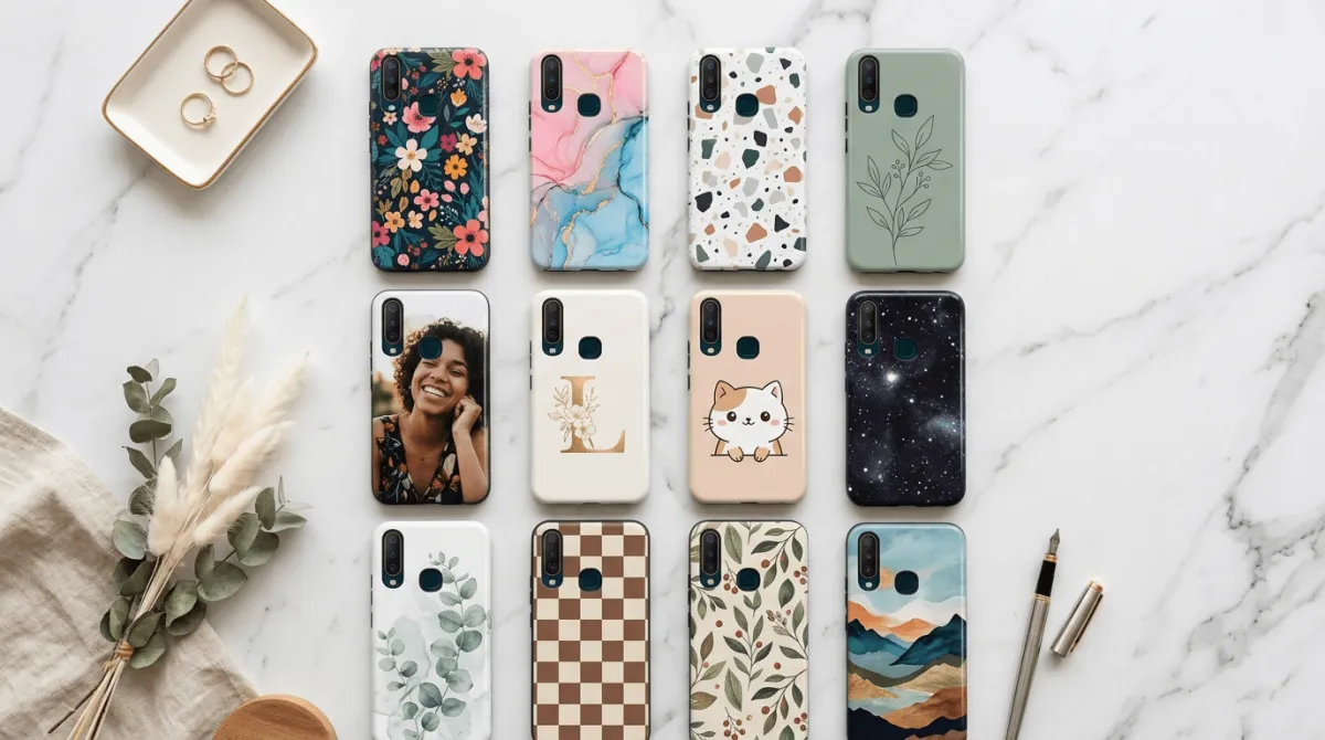 jenis casing Vivo Y12 hardcase softcase flip case