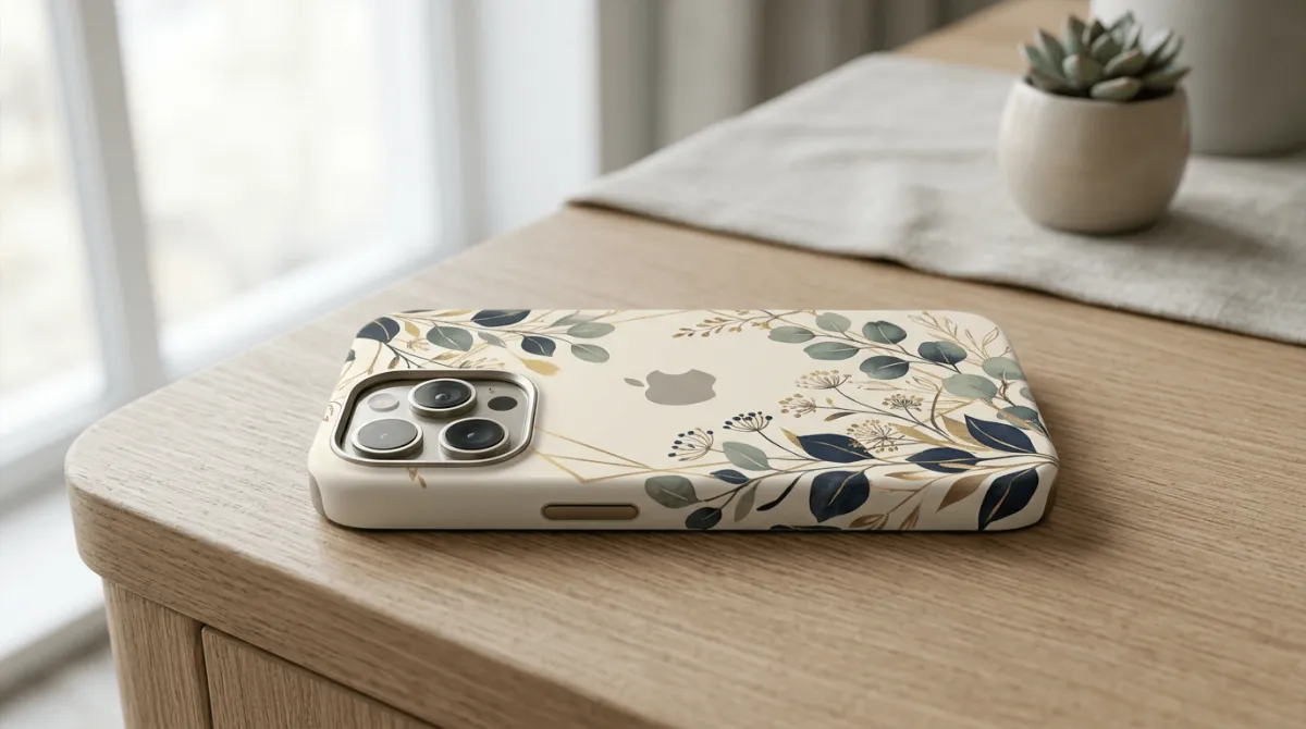 Custom case iPhone premium dengan desain unik