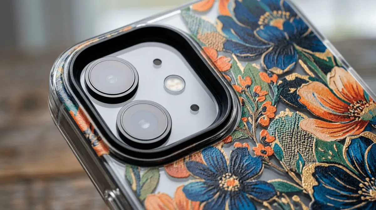 Proses cetak UV printing untuk custom case iPhone 16 dengan teknologi Jepang
