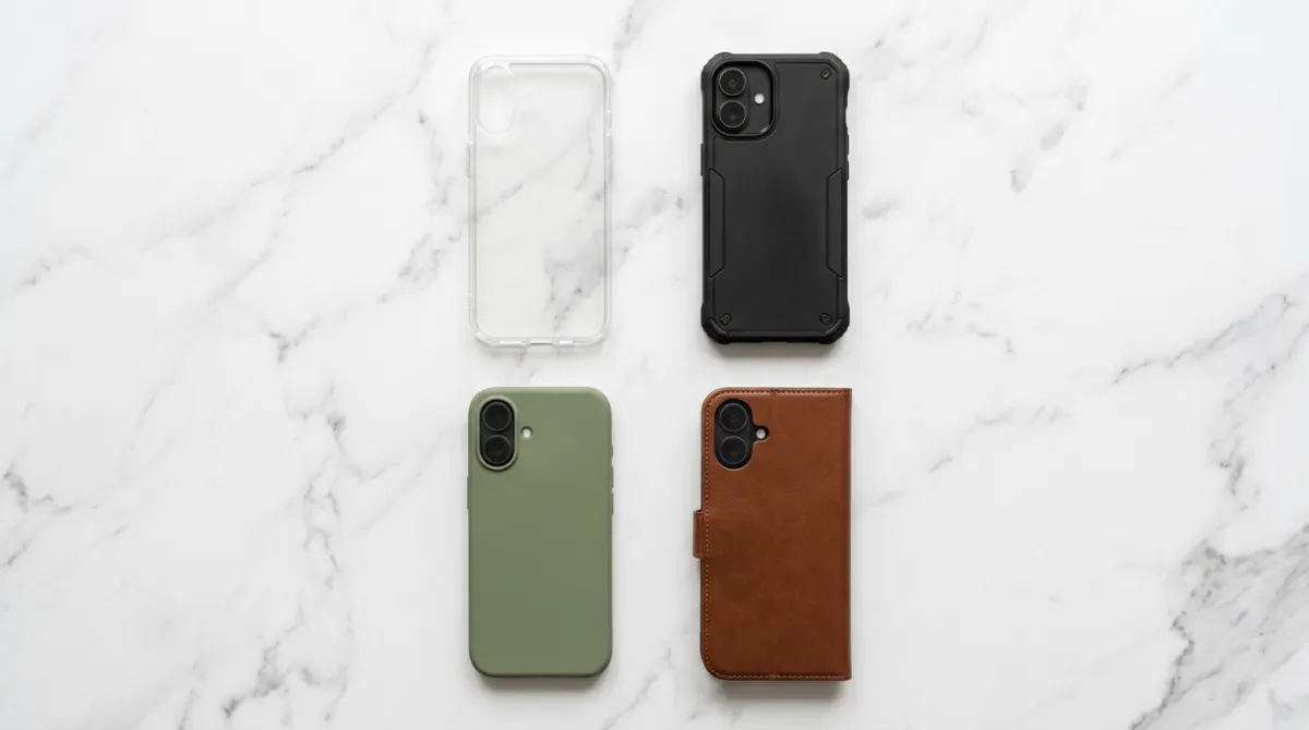Perbandingan jenis custom case iPhone 16 hardcase dan softcase