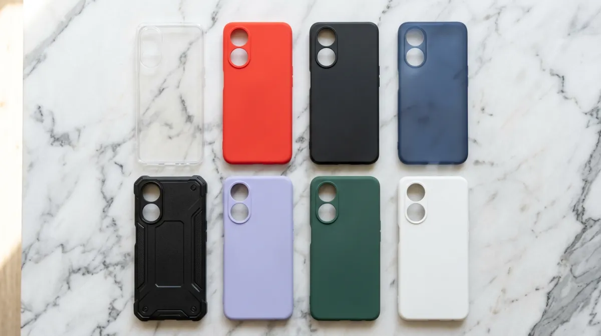 Proses pembuatan custom case Oppo A58 dengan teknologi cetak UV berkualitas tinggi