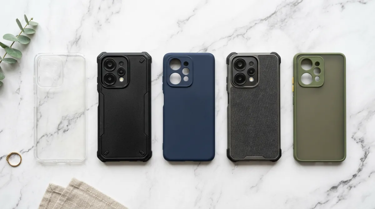 Perbandingan ukuran dan cutting case Redmi Note 13 dengan akurasi tinggi untuk semua port dan kamera