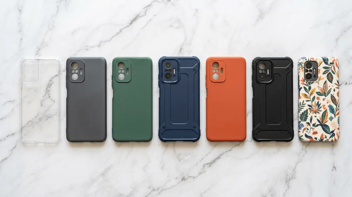 Berbagai inspirasi desain custom case aesthetic untuk Redmi Note 15 Pro dengan tema minimalis dan personal