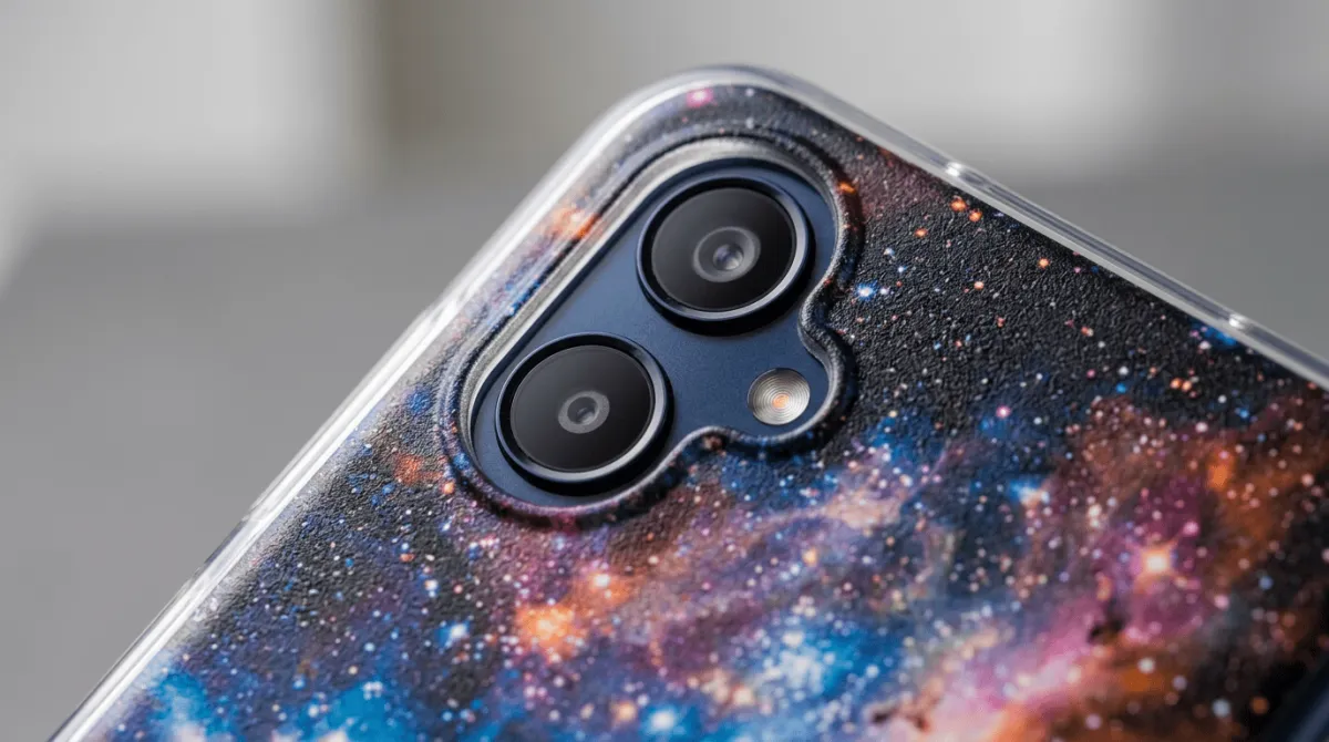 Proses cetak UV untuk custom case Samsung Galaxy A06