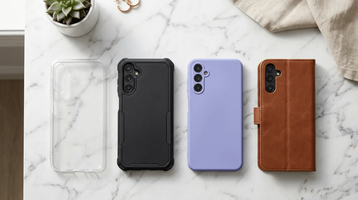 Perbandingan material hardcase dan softcase untuk Galaxy A16