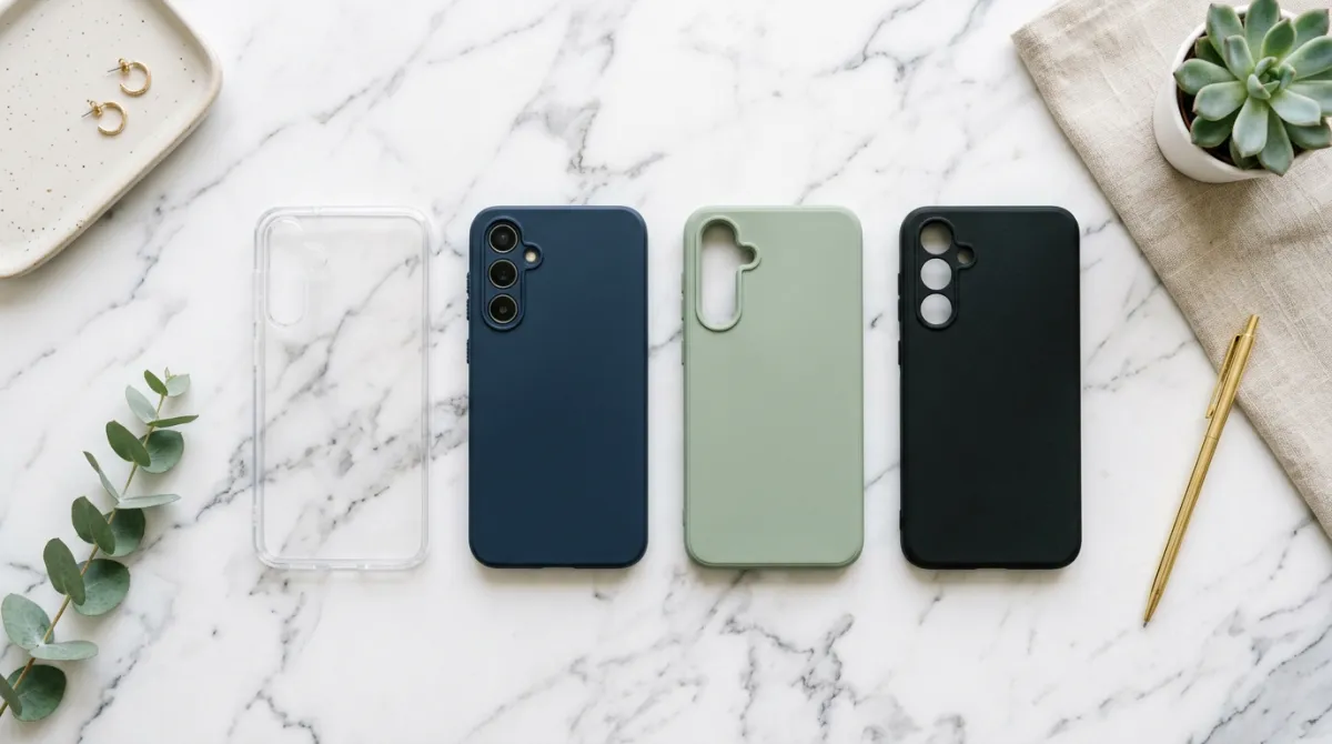 Proses pembuatan custom case Samsung Galaxy A55 dengan teknologi cetak UV premium
