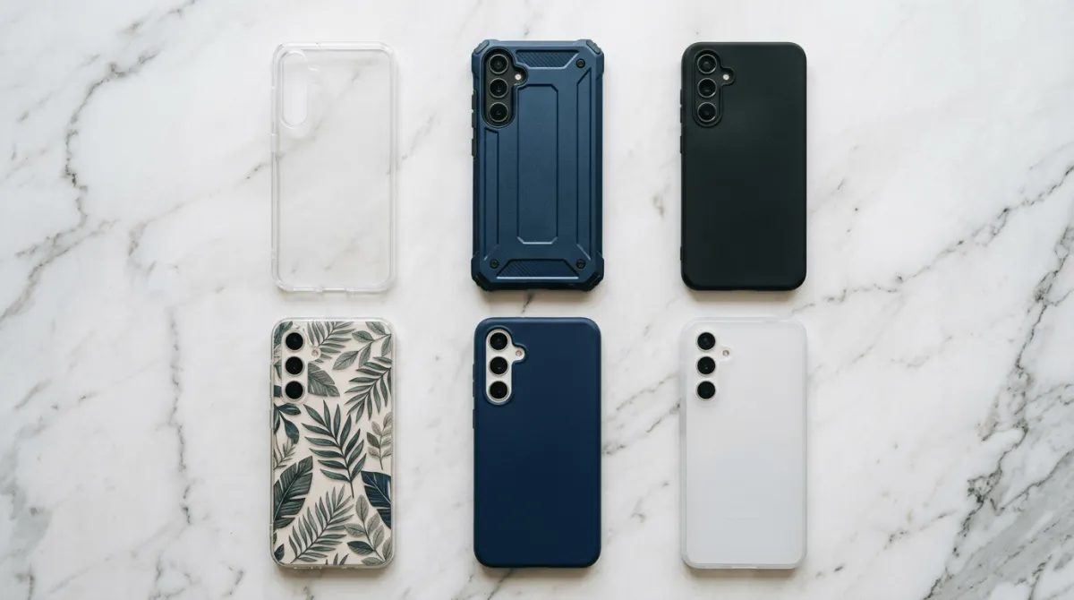 Perbandingan hardcase dan softcase custom untuk samsung galaxy a56