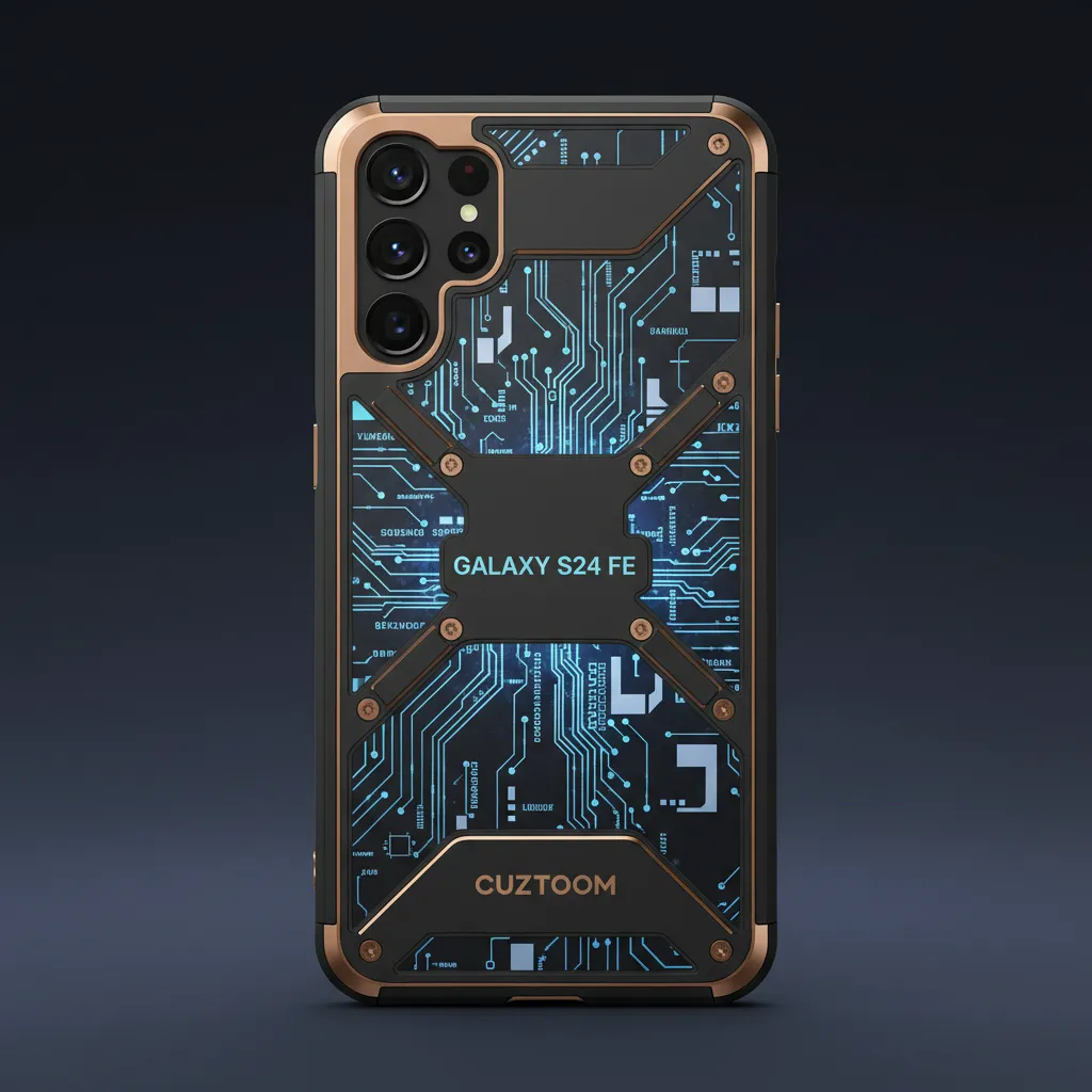Casing Samsung Galaxy S24 FE custom dengan pilihan material