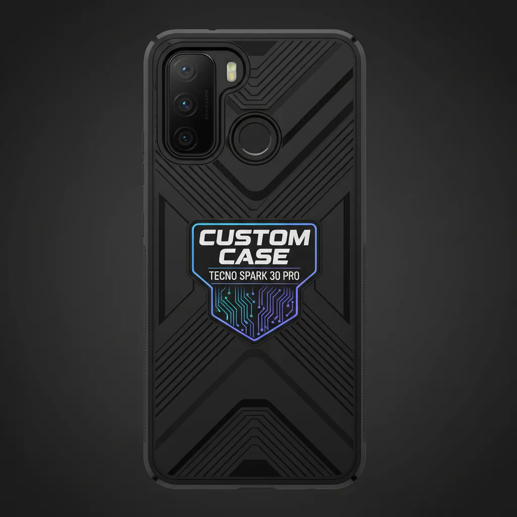 Contoh custom case Tecno Spark 30 Pro dengan desain personal dari Cuztoom