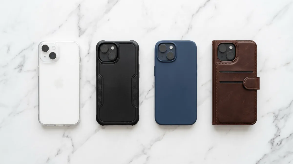 Perbandingan material hardcase iPhone 15 polycarbonate vs ABS vs TPU hybrid