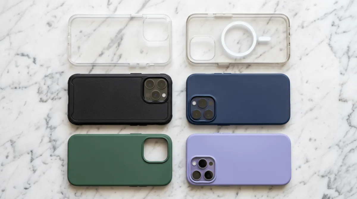 Detail perlindungan hardcase iPhone 17 Pro dengan teknologi shock absorption