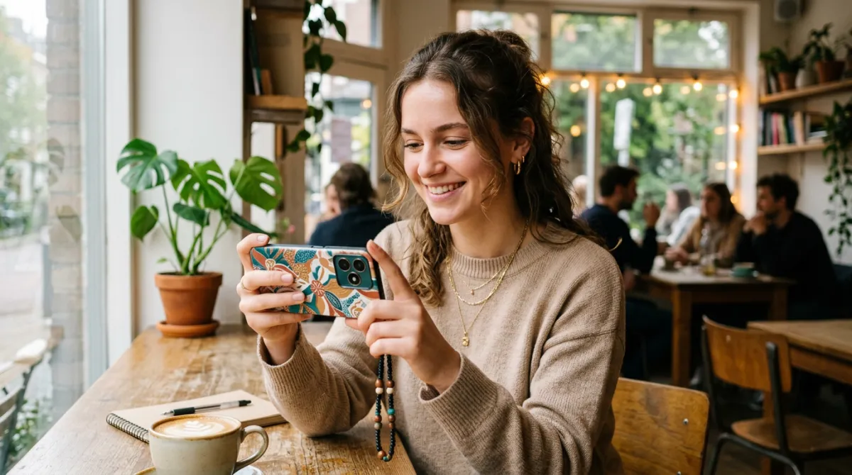 Berbagai inspirasi desain custom hardcase Realme C75 dengan tema aesthetic dan personal