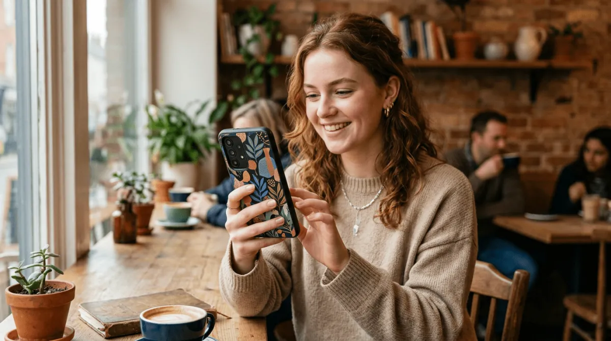 Proses quality control hardcase Samsung Galaxy A36 custom dengan teknologi cetak UV premium