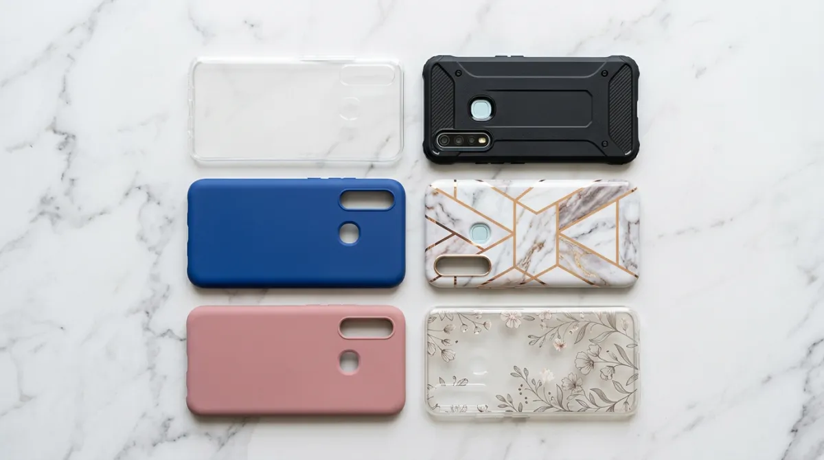Detail fitur hardcase Vivo Y19s menunjukkan precise cut-out dan raised edges