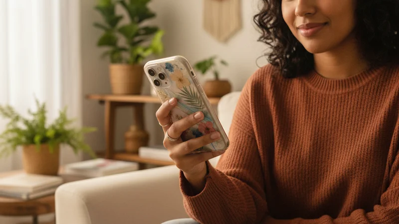 custom case Redmi Note 9 dengan desain aesthetic dan minimalis dari Cuztoom