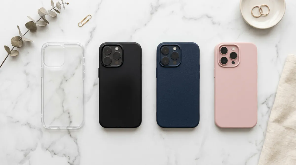Perbandingan berbagai jenis material softcase iPhone 15 Pro Max