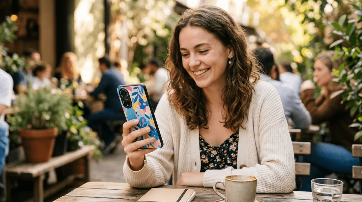 Berbagai inspirasi desain custom softcase Oppo A58 dengan tema minimalis dan aesthetic