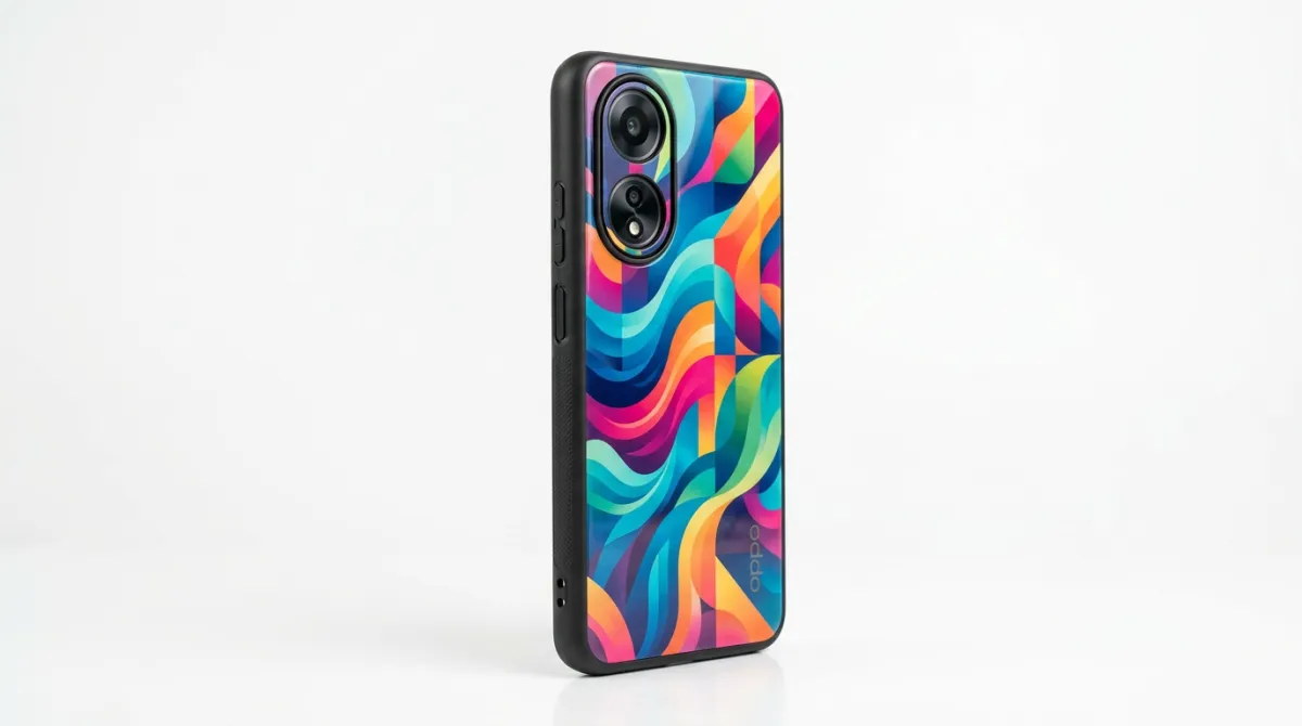 Softcase Oppo A98 custom design premium dengan berbagai pilihan warna dan pattern menarik