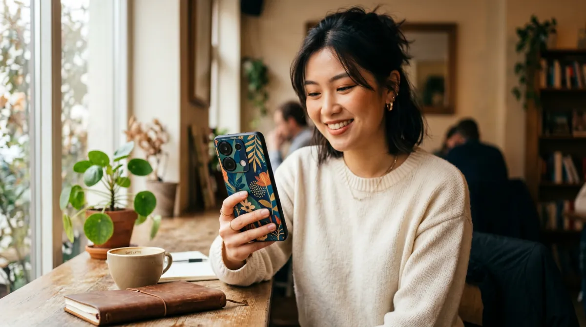 Detail fitur softcase Poco M6 Pro dengan raised edges dan akses port presisi