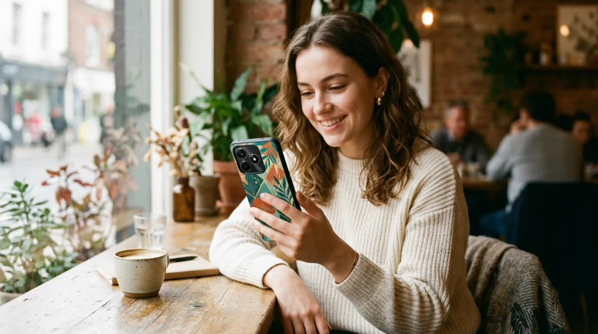 Koleksi custom softcase dengan berbagai desain unik dan personal untuk Realme Note 60