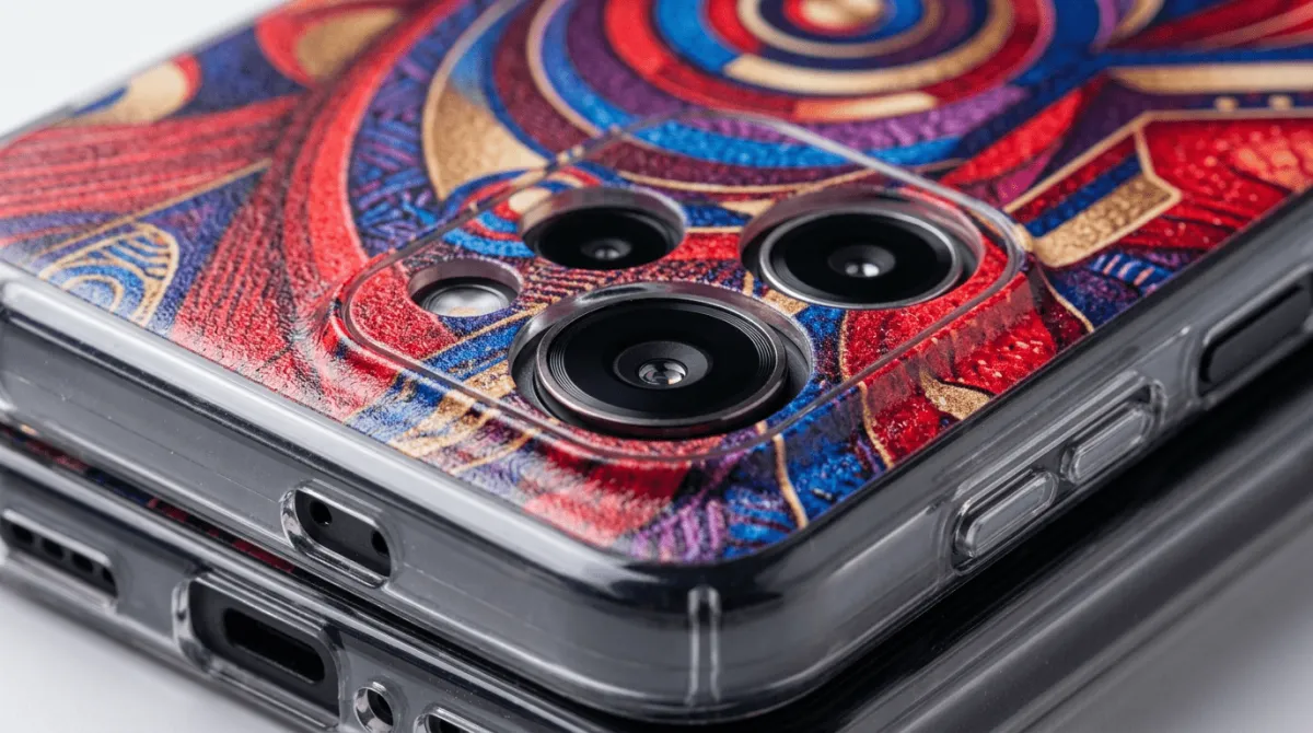 Detail fitur softcase dengan cutout presisi untuk Redmi Note 14