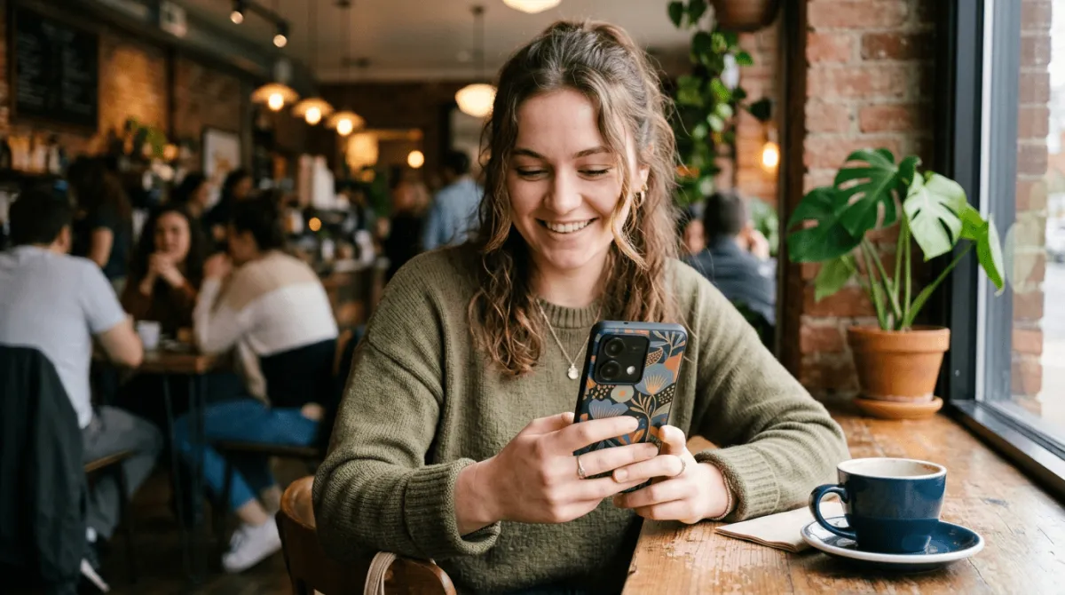 Perbandingan visual antara softcase dan hardcase untuk Redmi Note 15 Pro
