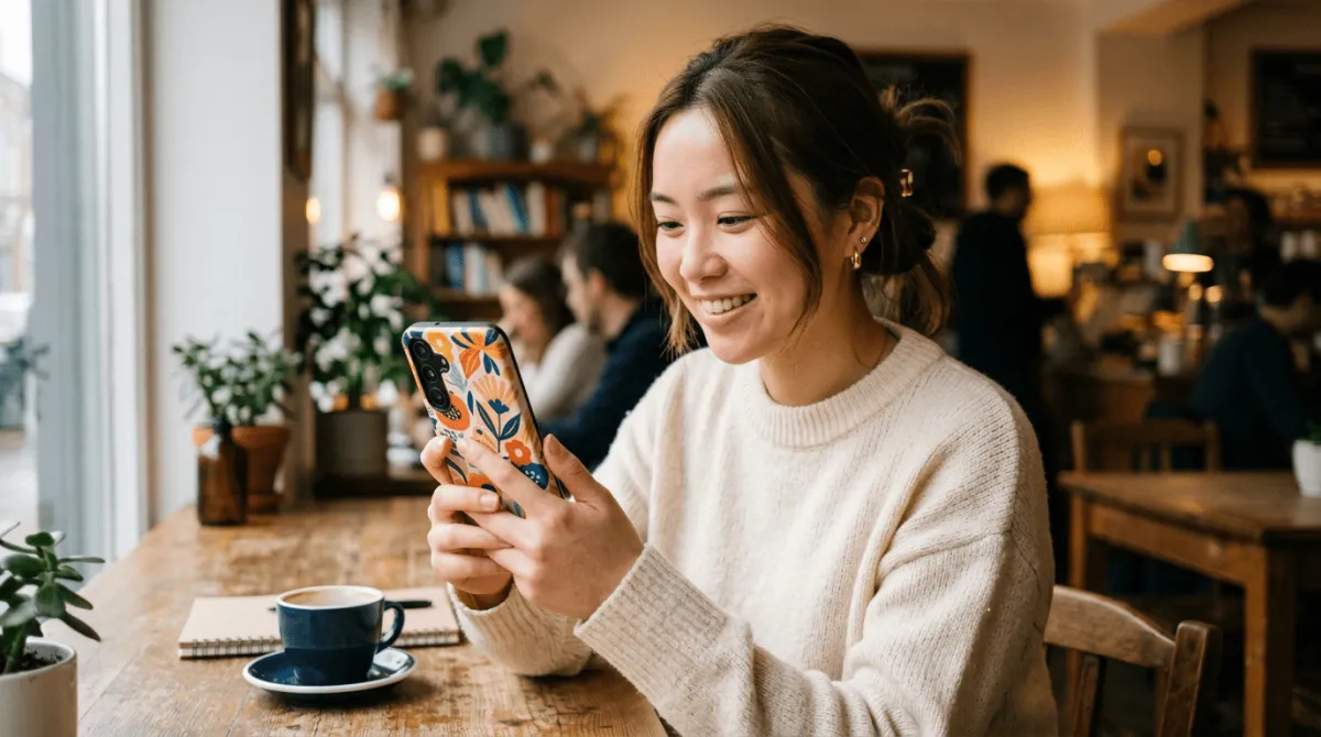 koleksi design softcase Samsung Galaxy A55 dengan berbagai tema modern dan aesthetic